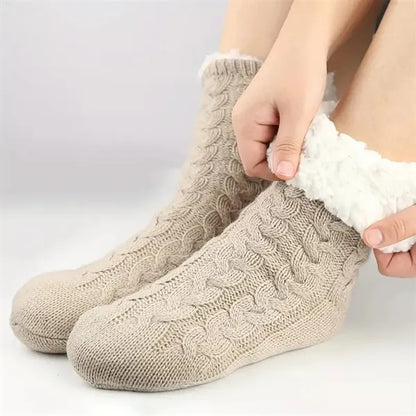 Christmas gifts home non-slip thick winter warm socks