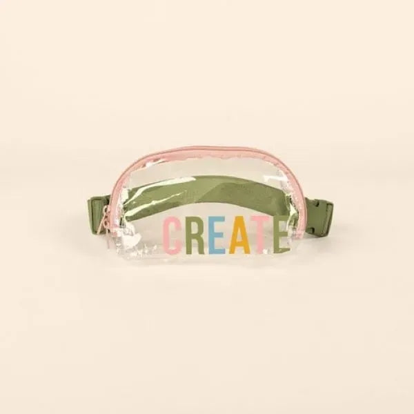 SIMPLE BELT BAG - CLEAR VINYL
