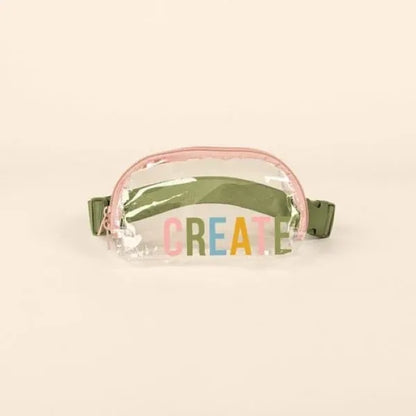 SIMPLE BELT BAG - CLEAR VINYL