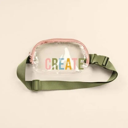SIMPLE BELT BAG - CLEAR VINYL