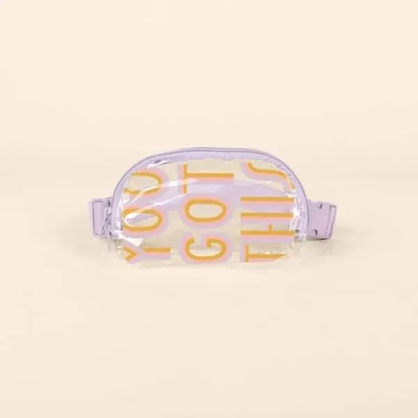 SIMPLE BELT BAG - CLEAR VINYL