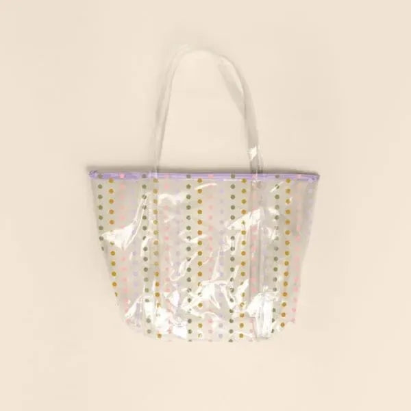 WEEKENDER YOGA TOTE - CLEAR VINYL