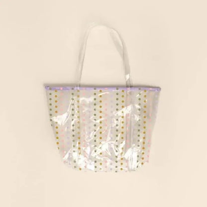WEEKENDER YOGA TOTE - CLEAR VINYL