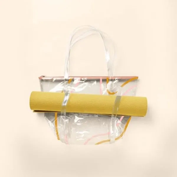 WEEKENDER YOGA TOTE - CLEAR VINYL
