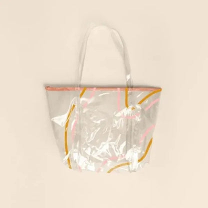 WEEKENDER YOGA TOTE - CLEAR VINYL