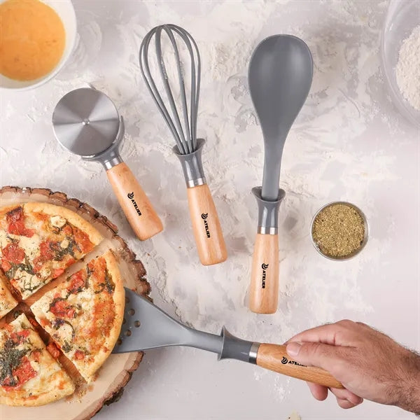 4 Pc. reGen Beechwood Utensil Set