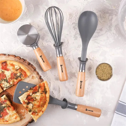 4 Pc. reGen Beechwood Utensil Set
