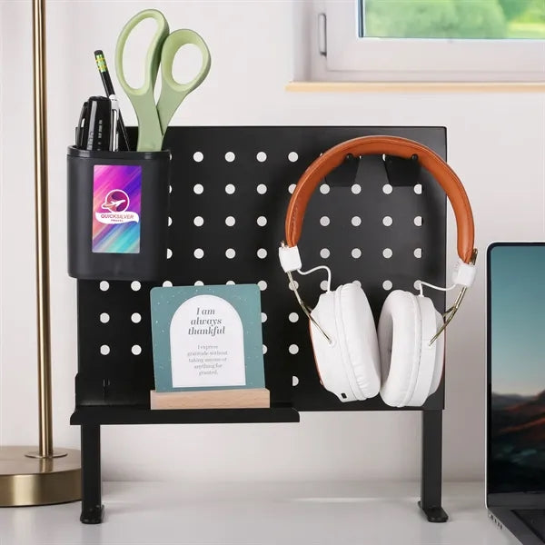 Peggie Desktop Pegboard Organizer