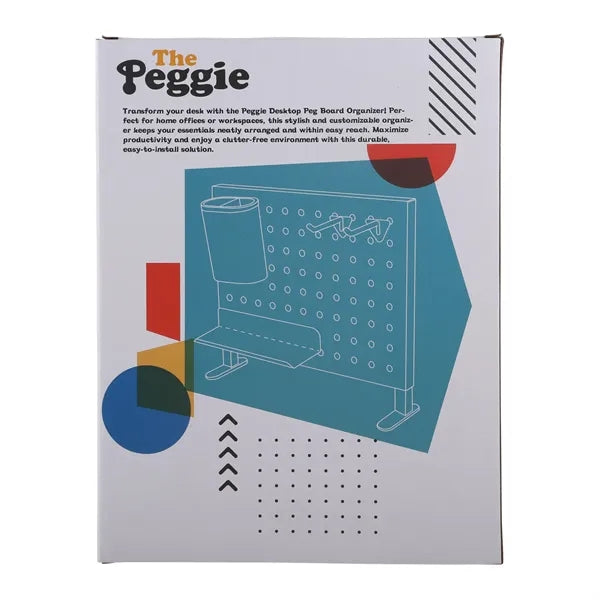 Peggie Desktop Pegboard Organizer