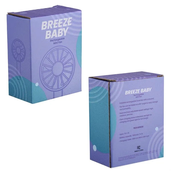 Breeze Baby Rechargeable Mini Fan