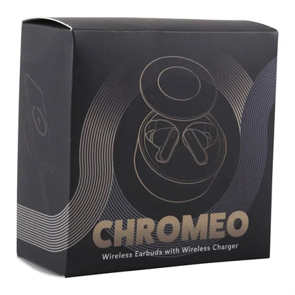 Chromeo Wireless Earbuds And Wireless Charger