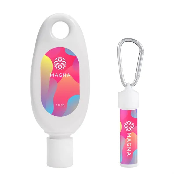Happy Reef Sunscreen & Lip Moisturizer Carabiner Kit