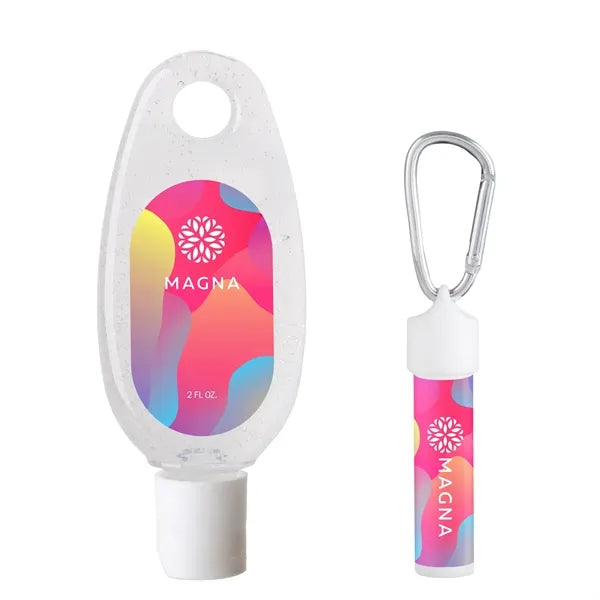 Aloe Vera & Lip Moisturizer Carabiner Kit