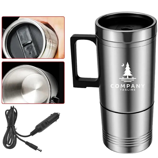 Stainless Steel Car Electric Heating Kettle