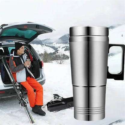 Stainless Steel Car Electric Heating Kettle