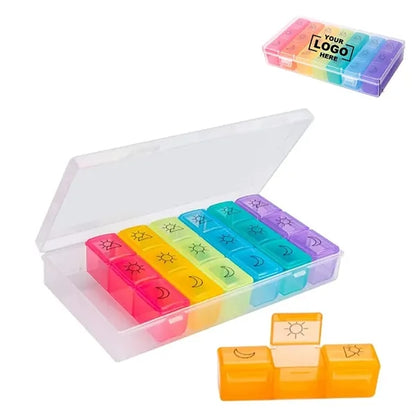 7 Day 21 Compartment Medicine Box