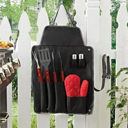 7 Pieces BBQ Apron Set