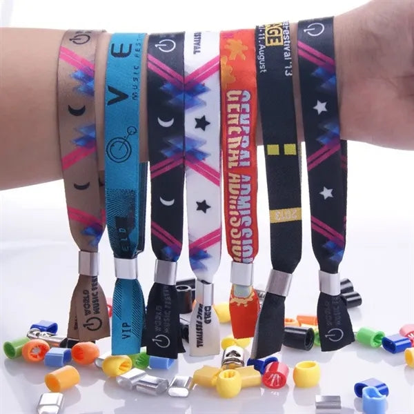5/8" Polyester Dye Sublimation Wristband with Closure