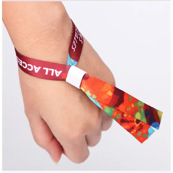 5/8" Polyester Dye Sublimation Wristband with Closure