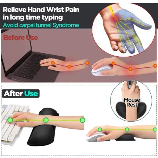 Mouse Pad With Wrist Rest