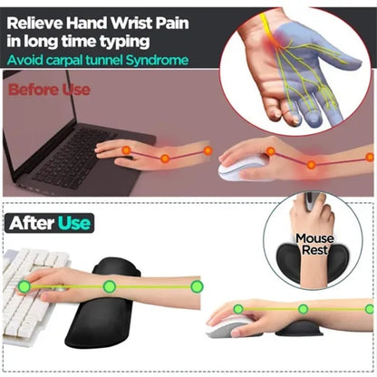 Mouse Pad With Wrist Rest