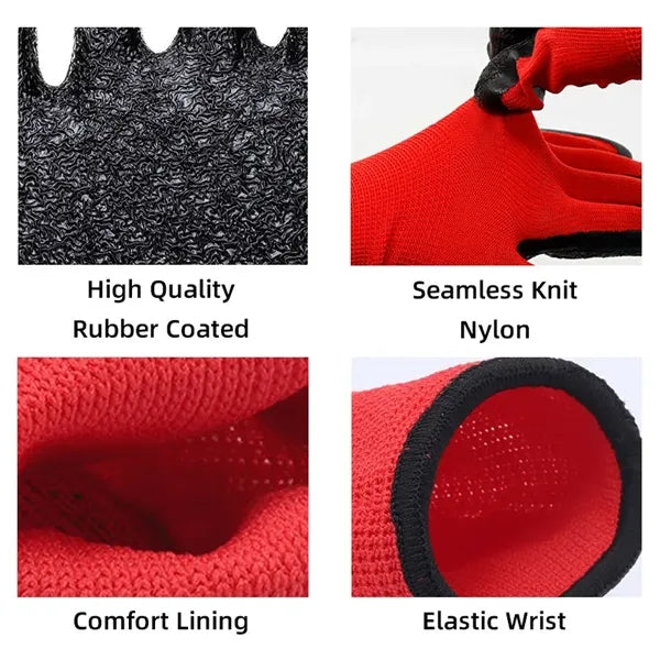 Outdoor Protective Work Gloves With Grip