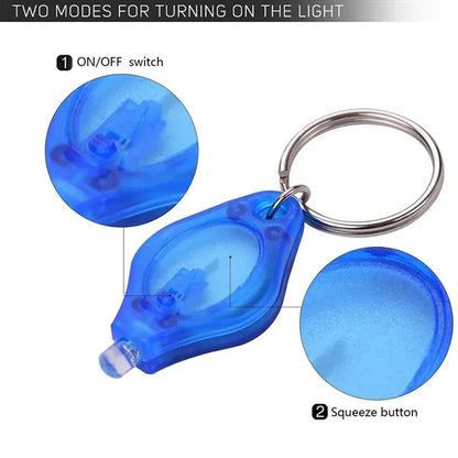 UV Torch Keychain LED Flashlight