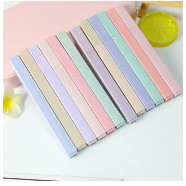 Aesthetic Cute Pastel Highlighters Set