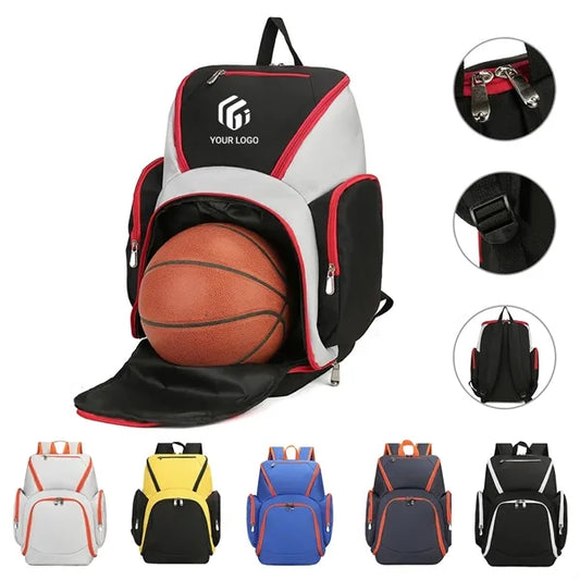 Large Capacity Waterproof Gym Sport Bag Basketball Backpack