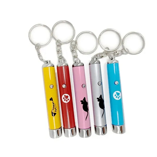 LED Cat Teaser Keychain