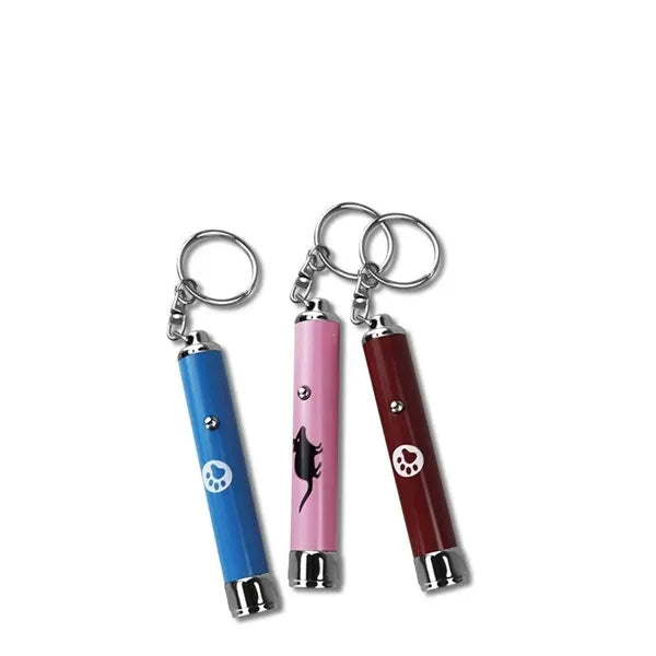 LED Cat Teaser Keychain