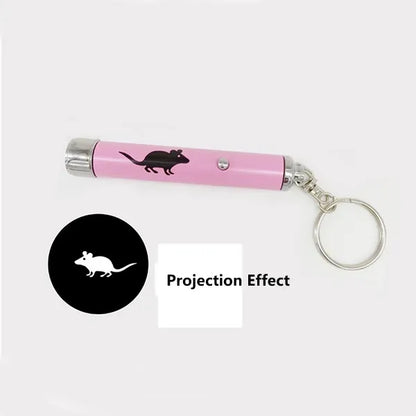 LED Cat Teaser Keychain