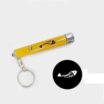 LED Cat Teaser Keychain