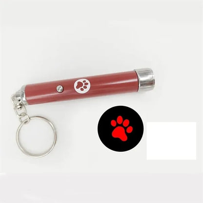 LED Cat Teaser Keychain