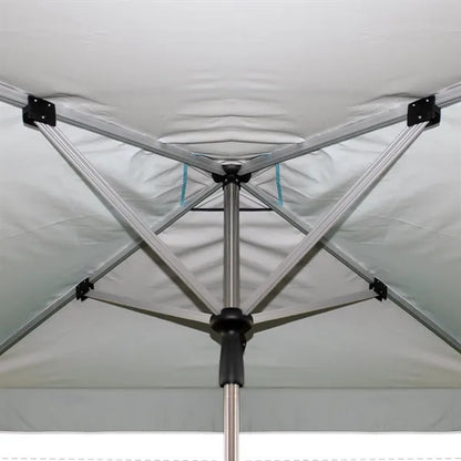 7.5' Heavy Duty Square Umbrella with Valance and Steel Base