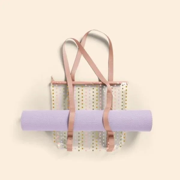 TWINKLES EVEN MORE YOGA TOTE - CLEAR VINYL