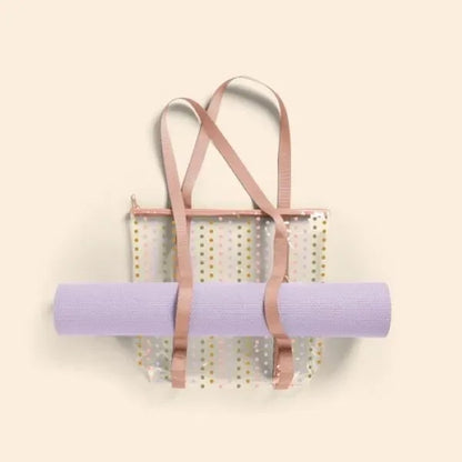 TWINKLES EVEN MORE YOGA TOTE - CLEAR VINYL