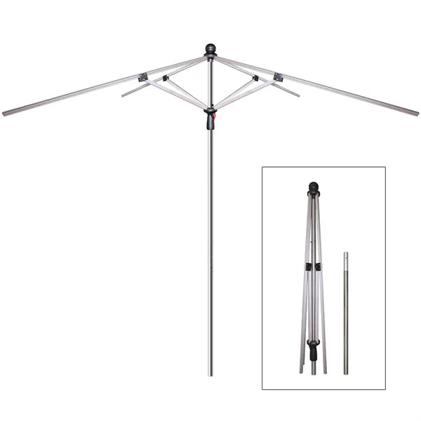 7.5' Heavy Duty Square Umbrella with Valance Kit
