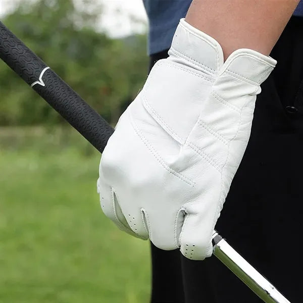 Mens Soft Leather Golf Gloves