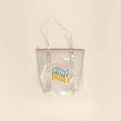TWINKLES YOGA TOTE - CLEAR VINYL