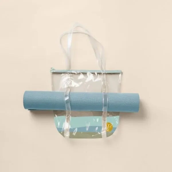 TWINKLES YOGA TOTE - CLEAR VINYL