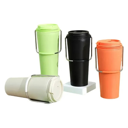 Stainless Steel Handle Insulated Mug