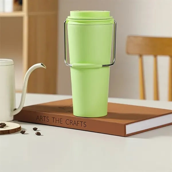 Stainless Steel Handle Insulated Mug