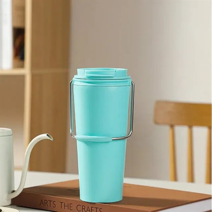 Stainless Steel Handle Insulated Mug