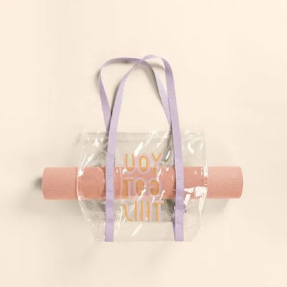 SHAMWOW YOGA TOTE - CLEAR VINYL