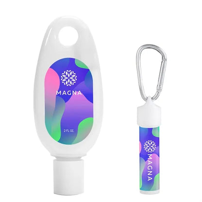 Sunscreen &  Lip Moisturizer With SPF15 Carabiner Kit