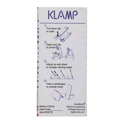 Klamp Cell Phone Stand