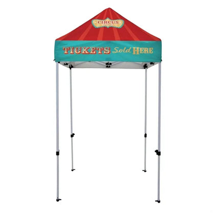 5' Economy Tent Kit (Dye Sub Full-Color Full-Bleed)