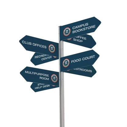 Wayfinding Arrow Sign Post Kit (with Eight Signs)