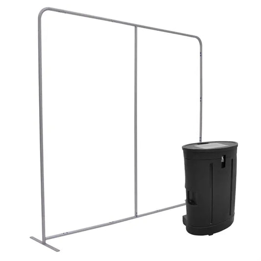 8'W x 90"H EuroFit Straight Wall Plus Hardware Kit